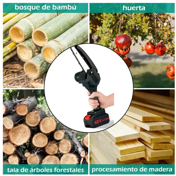 MINI MOTOSIERRA SAWPRO™ 48V | INCLUYE 2 BATERÍAS DE REGALO 🎁