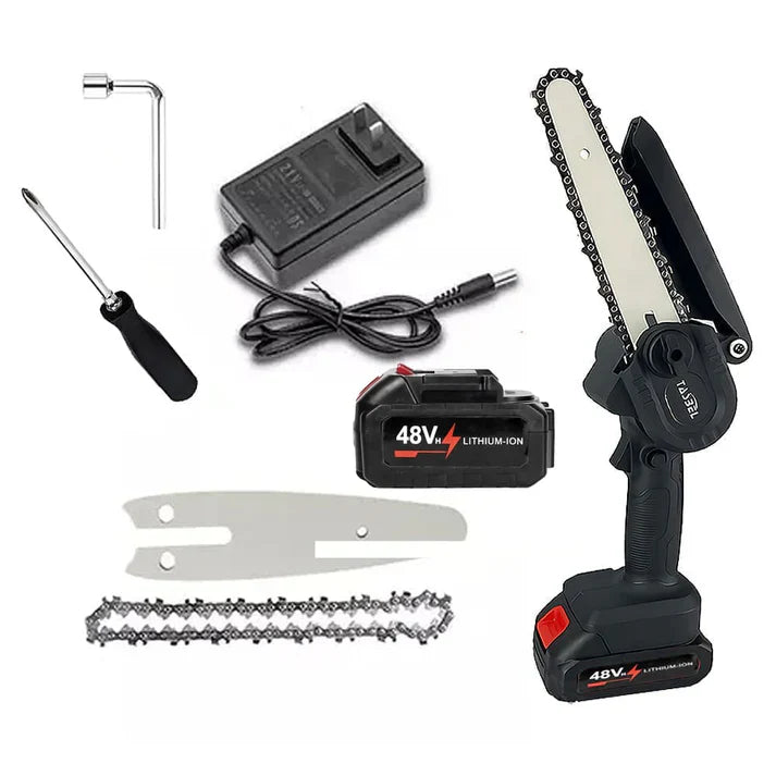 MINI MOTOSIERRA SAWPRO™ 48V | INCLUYE 2 BATERÍAS DE REGALO 🎁